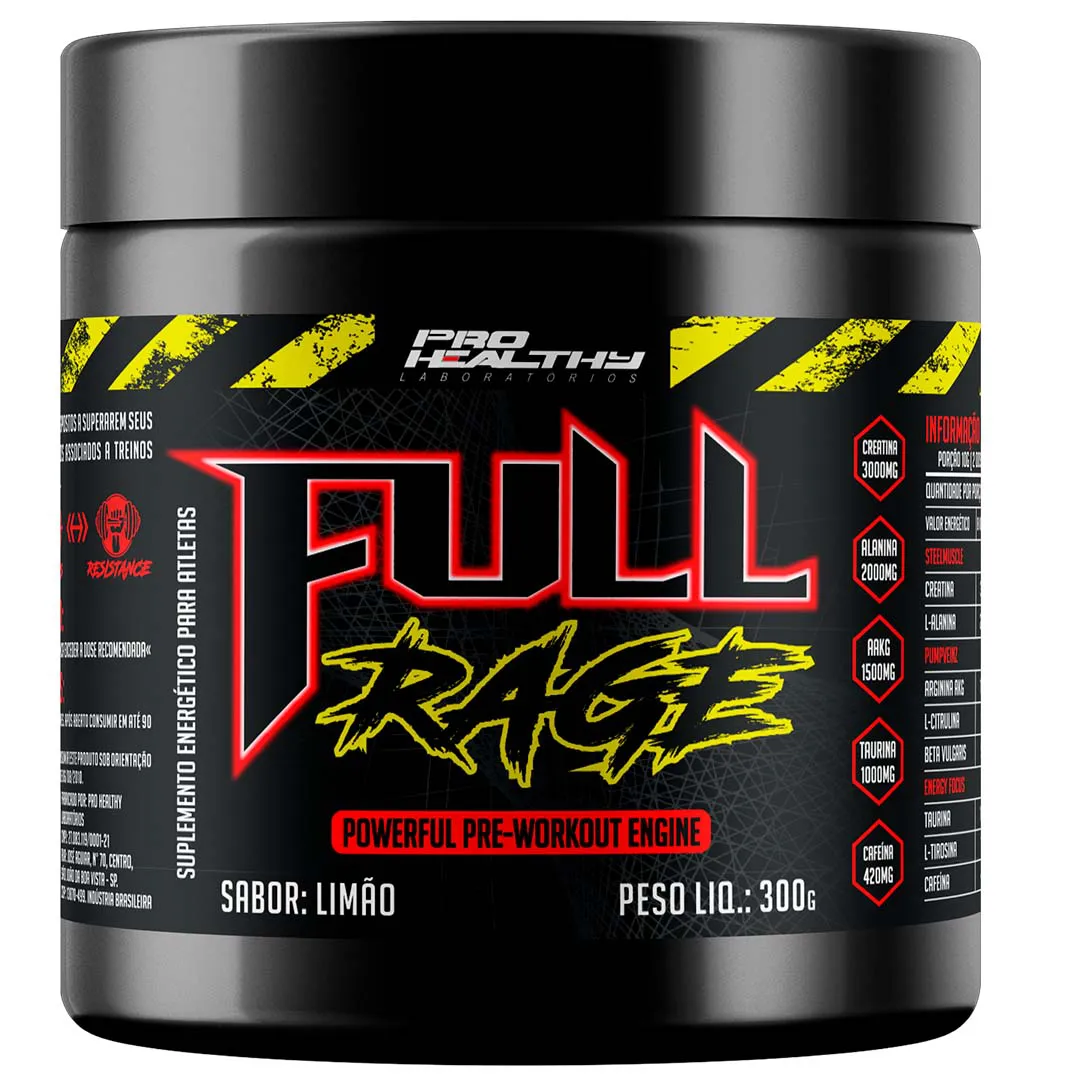 Pre-Treino Full Rage 300g – ProHealth