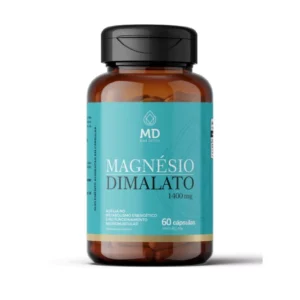Magnésio Dimalato 1400mg 60 Cápsulas - Max Detox