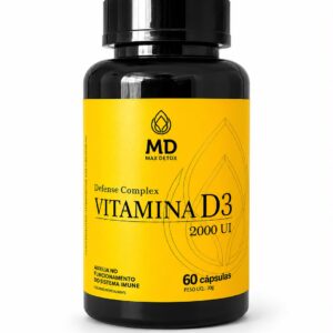Vitamina D3 2000 UI Max Detox 60 cápsulas