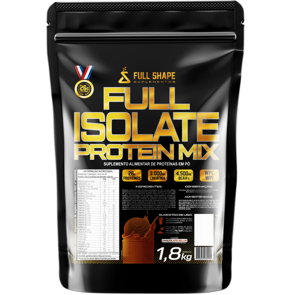 Full Isolate Protein Mix 1.8kg Sabor Chocolate – Full Shape