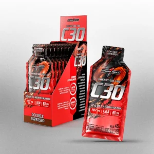 Gel energético con cafeína Energy Gel VO2 C30 Double Espresso Integralmedica caja x10